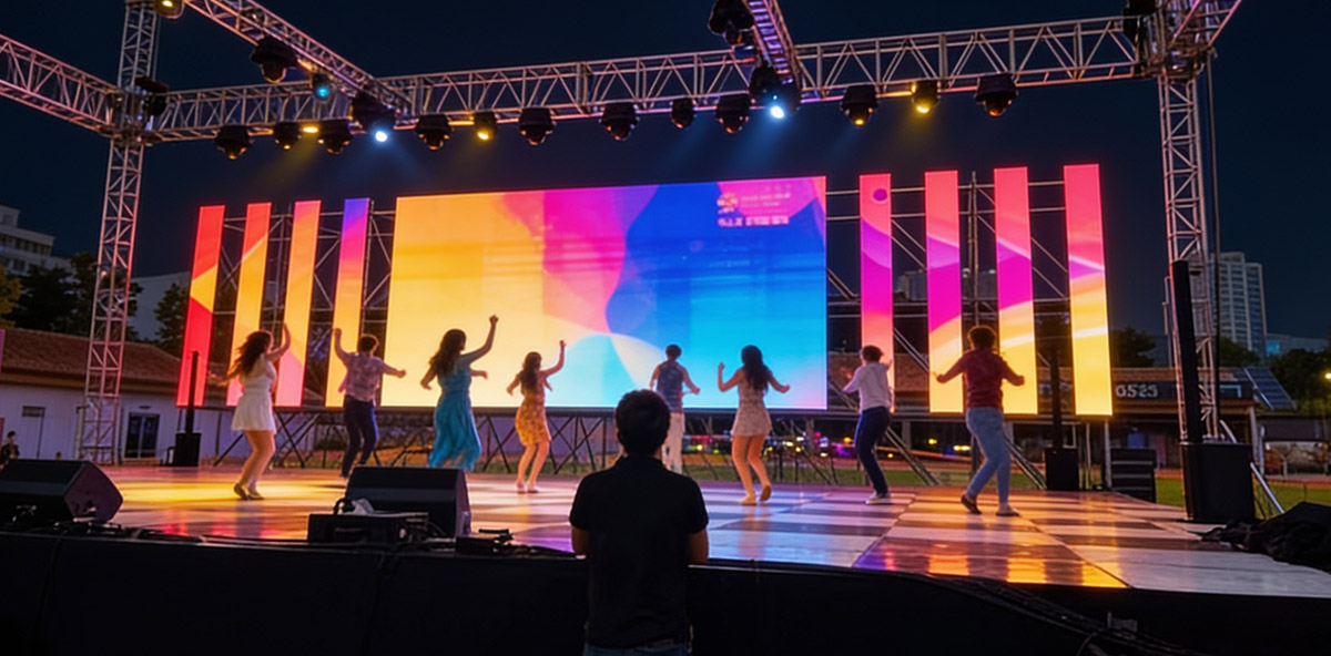 Noleggio ledwall outdoor per concerti ed eventi